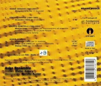 CD Edgard Varèse: Milano Musica Festival Live - Volume 2