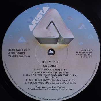 LP Iggy Pop: Soldier
