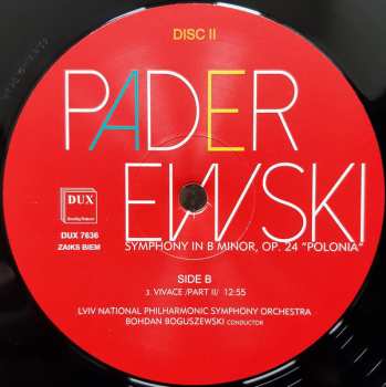 2LP نيسم جلال: Symphony In B Minor, Op. 24 "Polonia" LTD