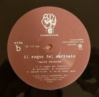 LP Il Sogno Del Marinaio: Canto Secondo