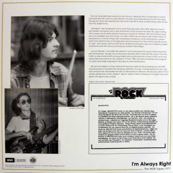 LP Imagination: I'm Always Right - The WDR Tapes 1977