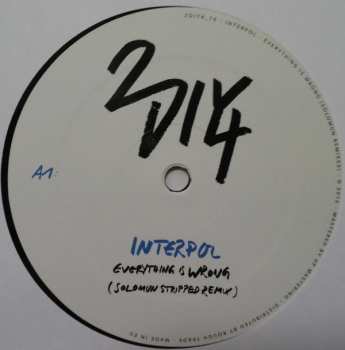 LP Interpol: Everything Is Wrong (Solomun Remix) 