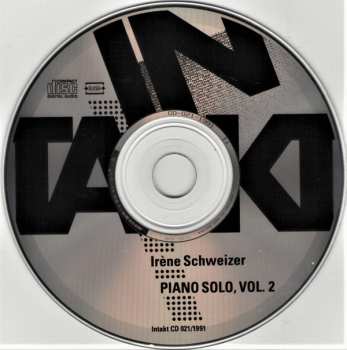 CD Irene Schweizer: Piano Solo Vol. 2
