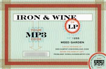 LP Iron And Wine: Weed Garden