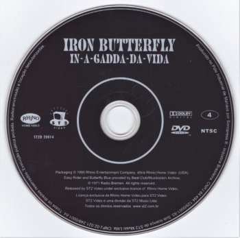 DVD Iron Butterfly: In-A-Gadda-Da-Vida (The Anthem Of An Entire Generation)