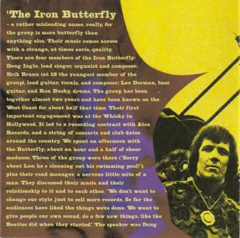 CD Iron Butterfly: Live At The Galaxy, LA, July 1967