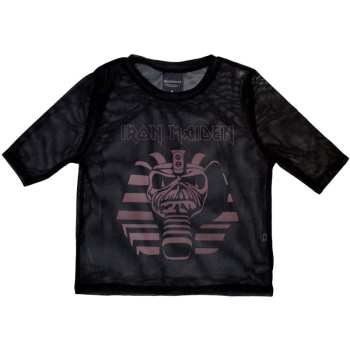 Merch Iron Maiden: Frauen Crop Top Powerslave Mummy