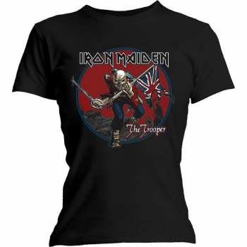 Merch Iron Maiden: Frauen T-Shirt Trooper Red Sky 