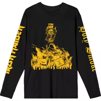 Long Sleeve T-Shirt Holy Smoke Isolated Yellow
