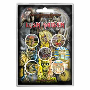Merch Iron Maiden: Button-Set Early Albums 