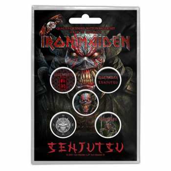 Merch Iron Maiden: Button-Set Senjutsu