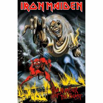 Merch Iron Maiden: Textil-Poster Number Of The Beast