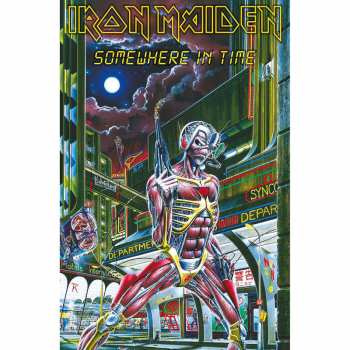Merch Iron Maiden: Textil-Poster Somewhere In Time