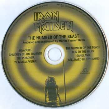 CD Iron Maiden: The Number Of The Beast = 魔力の刻印