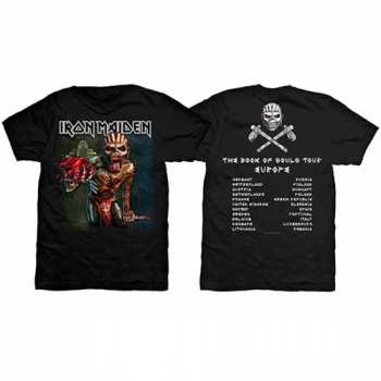 Merch Iron Maiden: T-Shirt The Book Of Souls European Tour V.1 