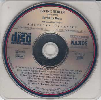 CD Irving Berlin: Berlin For Brass