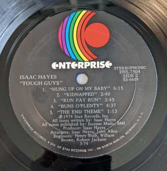 LP Isaac Hayes: Tough Guys (Music From The Soundtrack Of The Paramount Release 'Three Tough Guys')