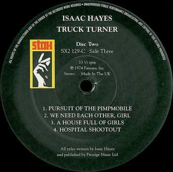 2LP Isaac Hayes: Truck Turner (Original Soundtrack)