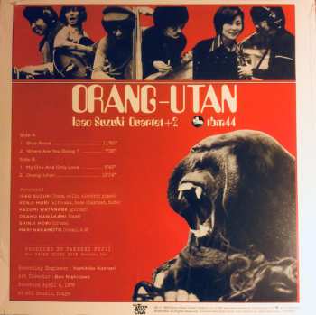 LP Isao Suzuki Quartet: Orang-Utan LTD