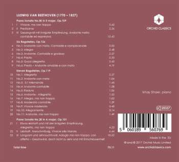 CD Ishay Shaer: Late Beethoven