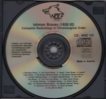 CD Ishman Bracey: Complete Recordings In Chronological Order (1928-1930)