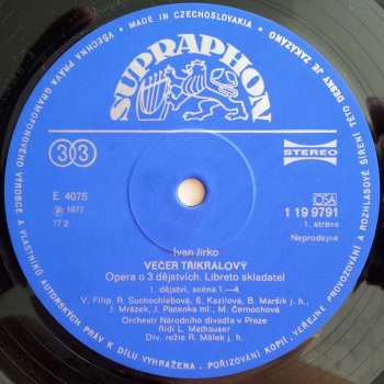 LP Večer tříkrálový