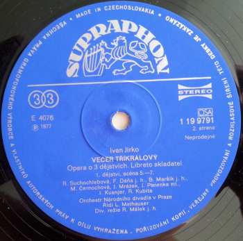 LP Večer tříkrálový