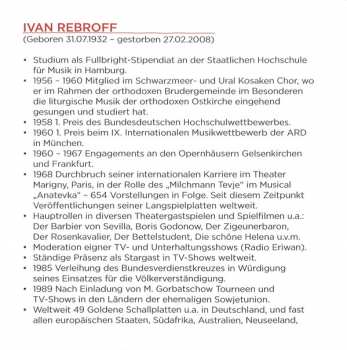 CD Ivan Rebroff: Erinnerungen An Ivan Rebroff – Seine Grossen Erfolge (Folge 2)