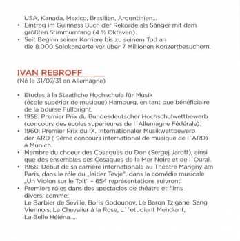 CD Ivan Rebroff: Erinnerungen An Ivan Rebroff – Seine Grossen Erfolge (Folge 2)