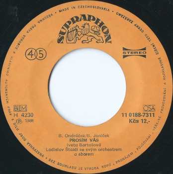 SP Iveta Bartošová: Rozvíjej Se Poupátko / Prosím Vás