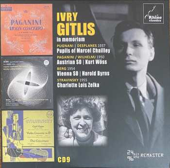 9CD/Box Set Ivry Gitlis: In Memoriam / Inédits Et Introuvables