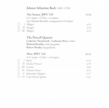 CD Johann Sebastian Bach: Lutheran Masses, Volume Two
