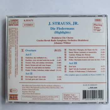 CD Gabriele Fontana: Die Fledermaus (Highlights)