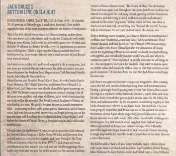 2CD Jack Bruce And Friends: The Bottom Line Archive