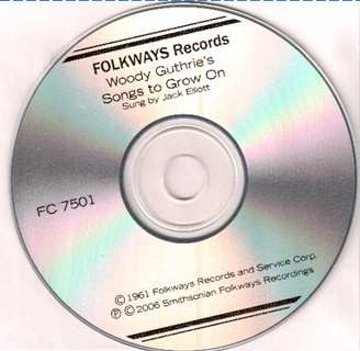 CD Ramblin' Jack Elliott: Songs To Grow On By Woody Guthrie