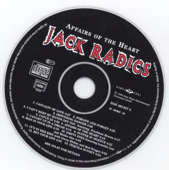 CD Jack Radics: Affairs Of The Heart