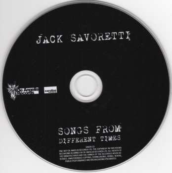 CD Jack Savoretti: Songs From Different Times