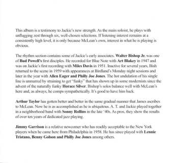 CD Jackie McLean: Swing, Swang, Swingin'