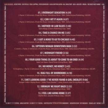 CD Jackie Payne Steve Edmonson Band: Overnight Sensation