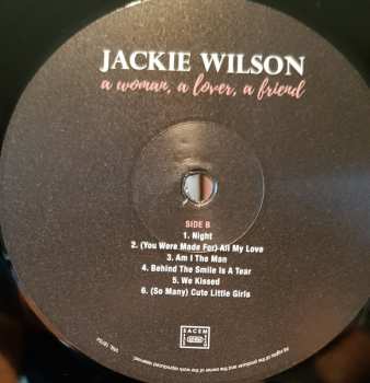LP Jackie Wilson: A Woman, A Lover, A Friend LTD