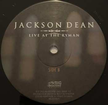 LP Jackson Dean: Live At The Ryman CLR