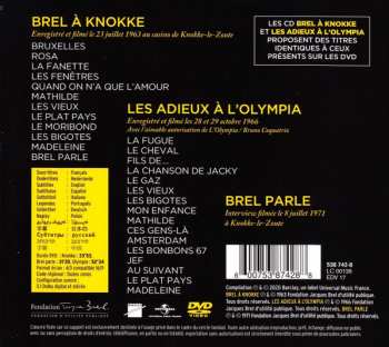 2CD/2DVD Jacques Brel: En Concert