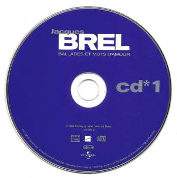 2CD Jacques Brel: Jacques Brel