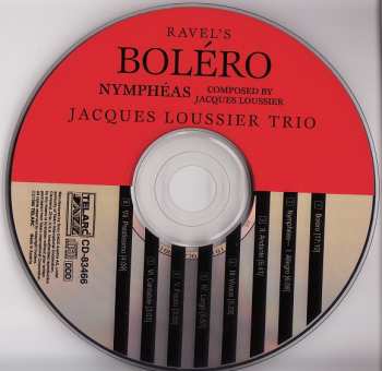 CD Jacques Loussier Trio: Ravel's Bolero