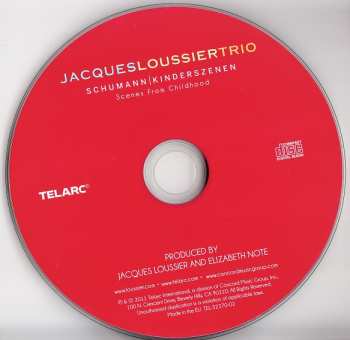 CD Jacques Loussier Trio: Schumann | Kinderszenen - Scenes From Childhood