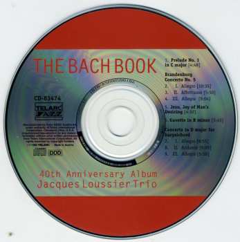 CD Jacques Loussier Trio: The Bach Book • 40th Anniversary Album