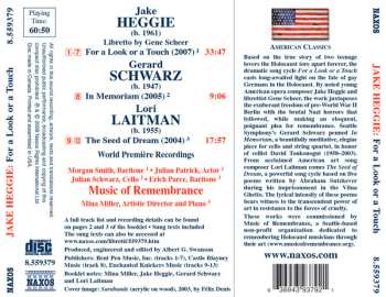 CD Gerard Schwarz: For A Look Or A Touch