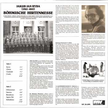 LP Jakub Jan Ryba:  Böhmische Hirtenmesse