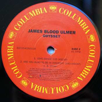 2LP James Blood Ulmer: Odyssey LTD | NUM