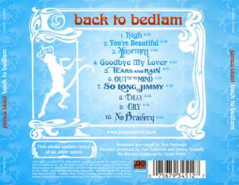 CD James Blunt: Back To Bedlam
